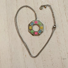 Load image into Gallery viewer, Neon Beaded Pendant Necklace
