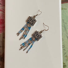 Load image into Gallery viewer, Asian Lantern Fringe Earrings
